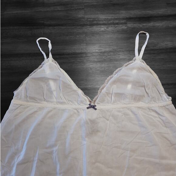 Odd Molly White Lace Mini Dress Slip L Y2K Cottagecore Soft Witch Festival - Picture 6 of 10